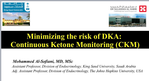 Continuous Ketone Monitoring